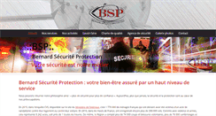 Desktop Screenshot of bernard-securite-protection.fr