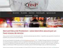 Tablet Screenshot of bernard-securite-protection.fr